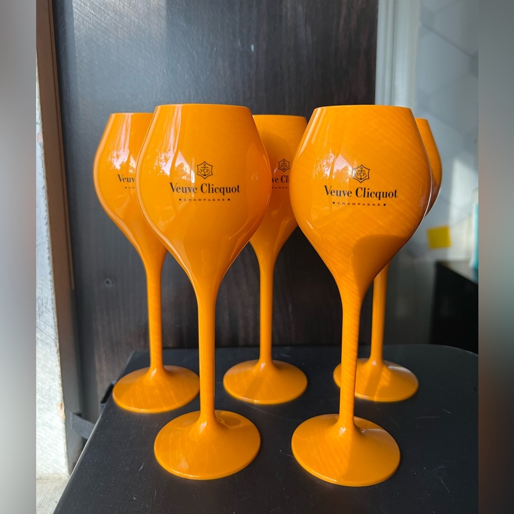 Veuve Clicquot Acrylic glasses